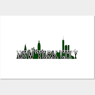 New York City Skyline Posters and Art